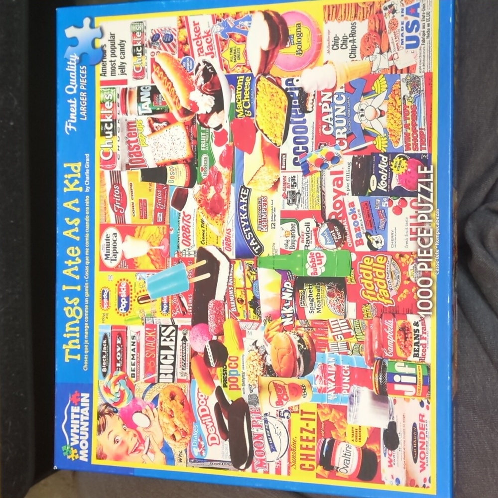 White Mountain 1000pc Things I Ate As A Kid Puzzle